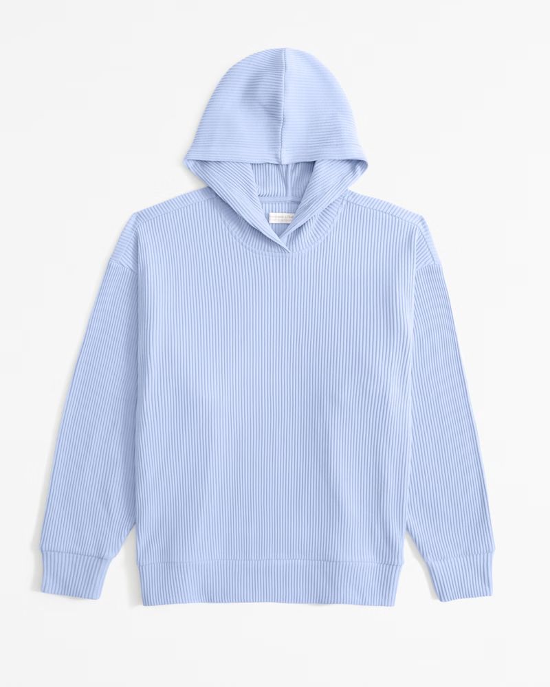 Lounge Cozy Rib Hoodie | Abercrombie & Fitch (US)