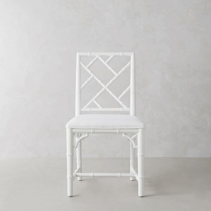 Chippendale Bistro Side Chair, White | Williams-Sonoma