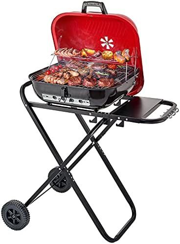 CUSIMAX Charcoal Grill Portable Grill Folding Barbecue Grill Outdoor Cooking Grills and Smokers f... | Amazon (US)