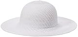 Collection XIIX Women's Packable Swirl Floppy Hat, White, One Size | Amazon (US)
