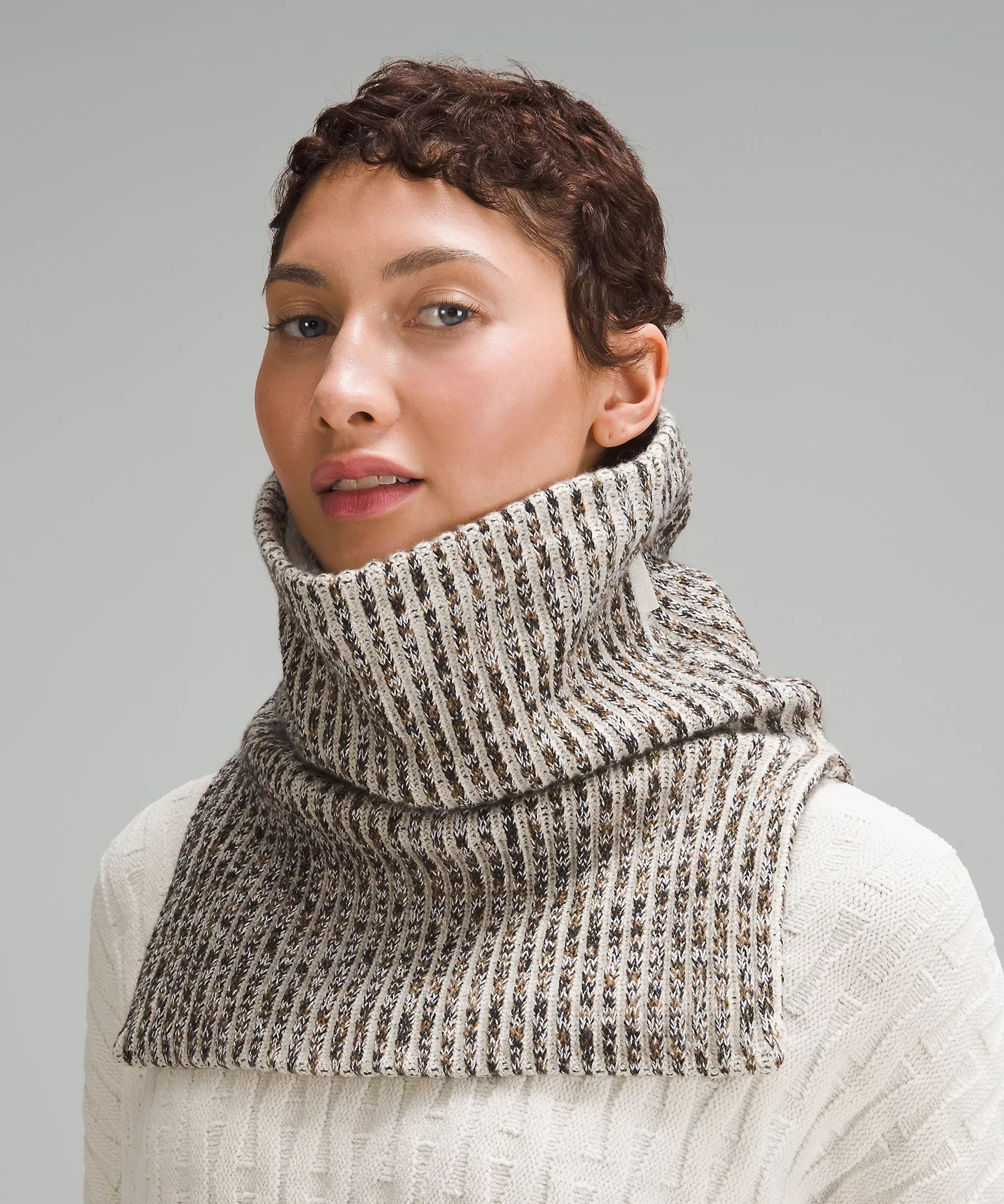 Women's Textured Fleece-Lined Knit Neck Warmer | Lululemon (US)