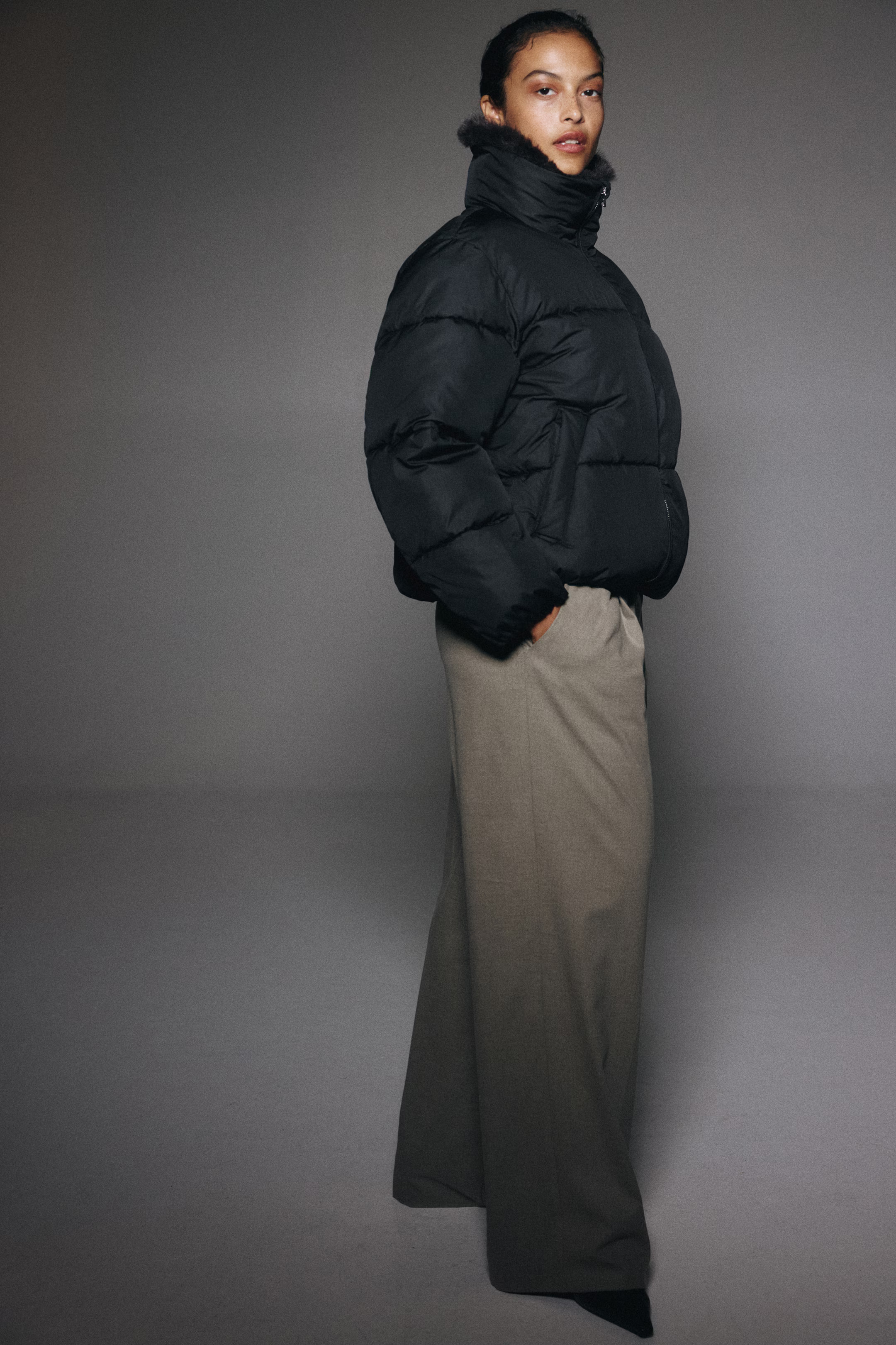 Oversized puffer jacket | H&M (UK, MY, IN, SG, PH, TW, HK)