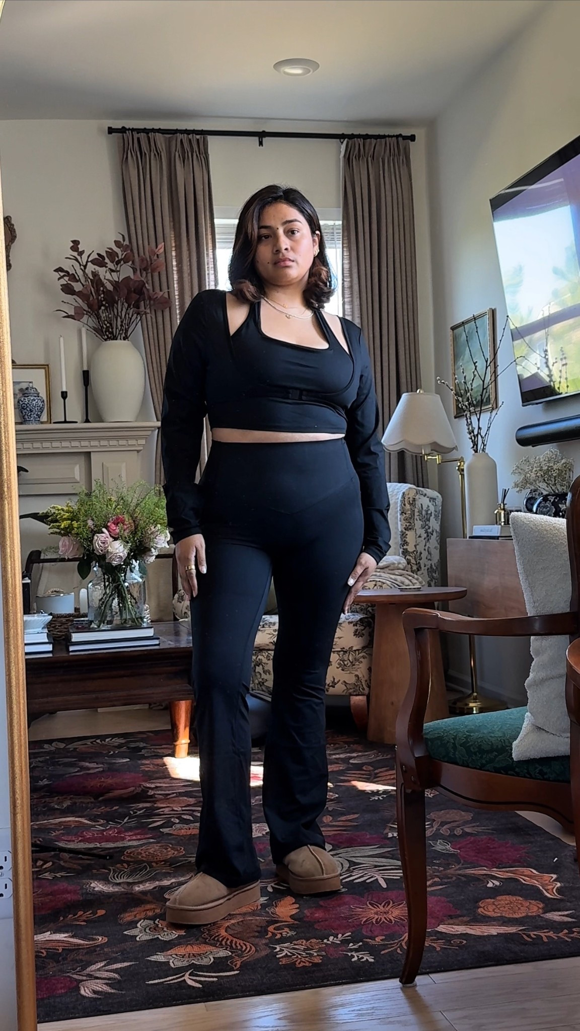 Black sports bra with sleeves 

#LTKGiftGuide #LTKActive #LTKMidsize