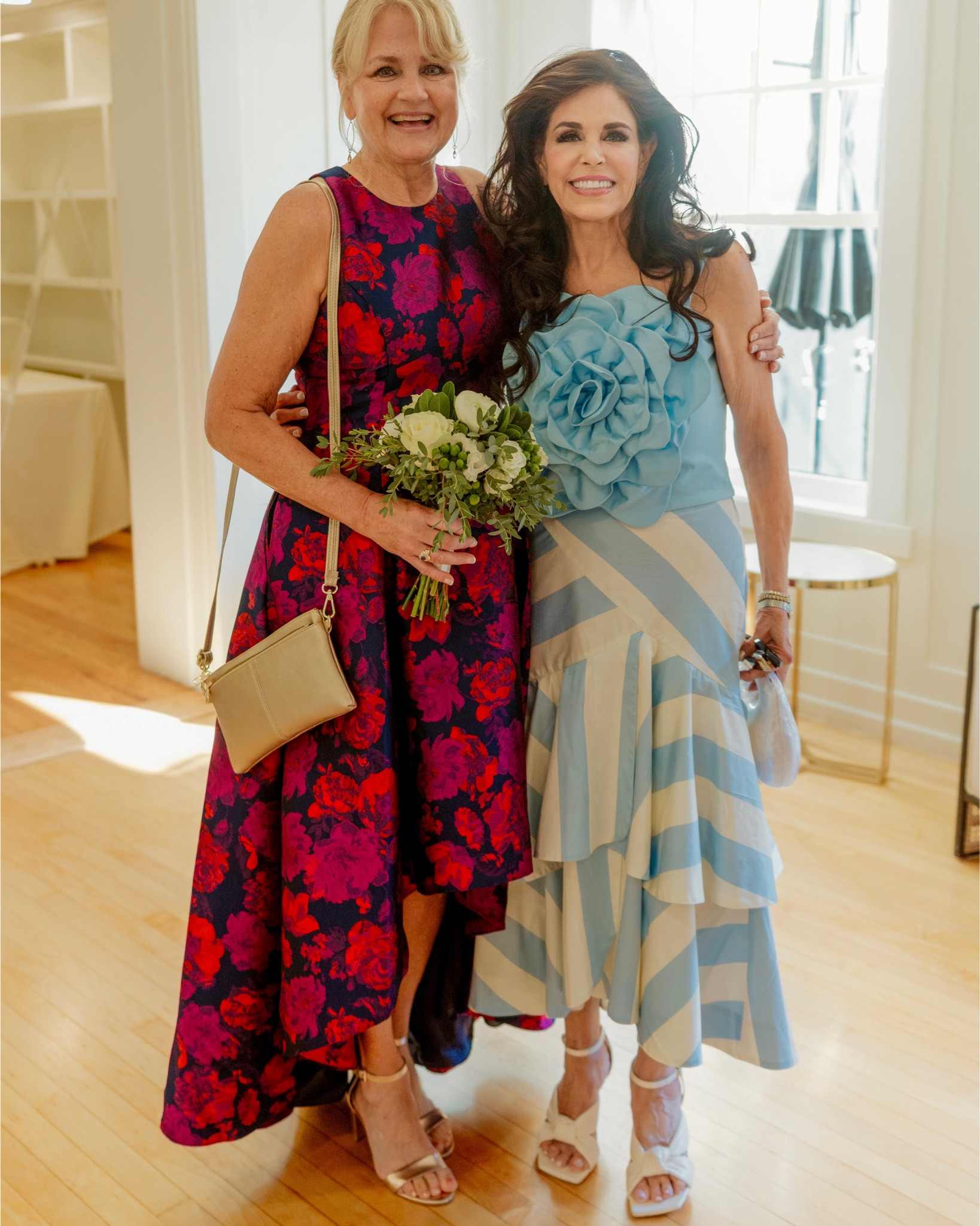 my mom’s blue dress is convertible (you can separate the layers and the top is separate) as well as 60% off! 

#LTKSaleAlert #LTKOver40 #LTKWedding