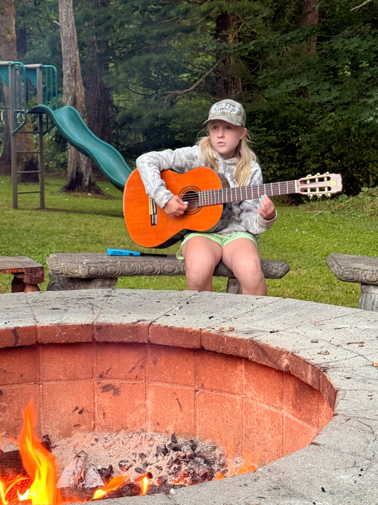 All camo or nothing! The summer of camo is here 💚🤍🎸 #camo #campfire #country #girlscamo 

#LTKSeasonal #LTKKids #LTKFindsUnder50