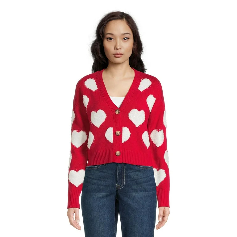 No Boundaries Juniors Novelty Cardigan, Sizes XS-3XL | Walmart (US)