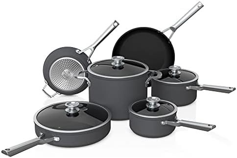 Ninja C59500C Foodi NeverStick Premium 10-Piece Cookware Set, Anti-Scratch Nesting Pots & Pans wi... | Amazon (CA)