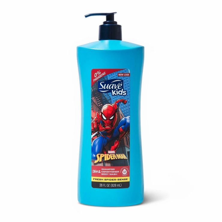 Suave Kids 3-in-1 Star Wars Shampoo Conditioner Body Wash For Tear-Free Bath Time Fresh Spider-Se... | Target