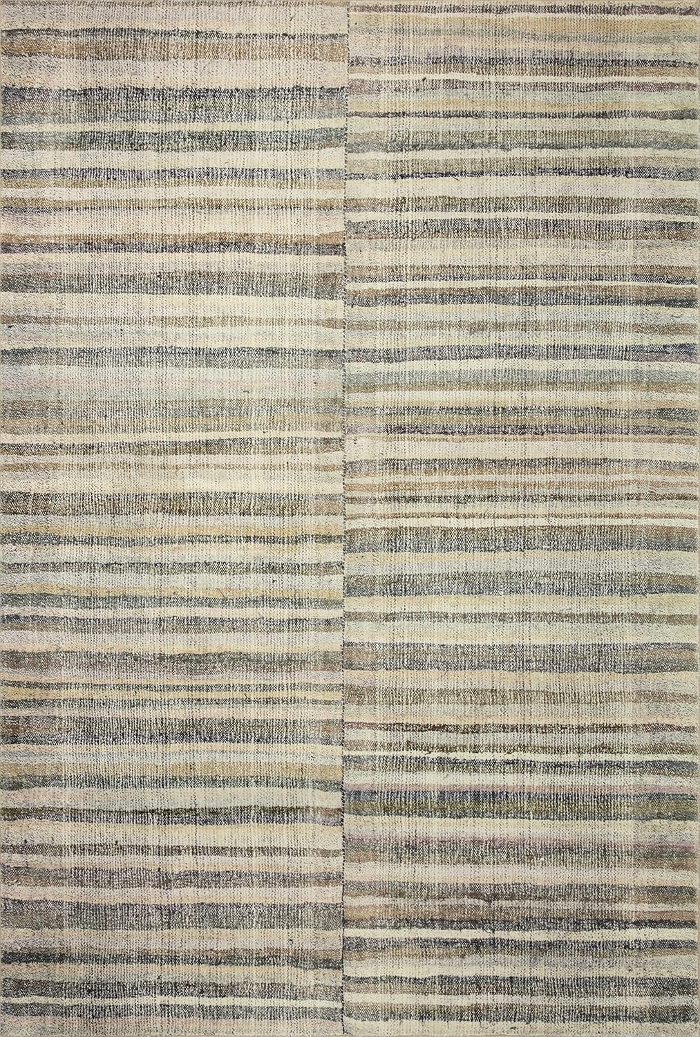 Loloi Chris Loves Julia Humphrey Collection HUM-01 Natural/Moss 7'-3'' x 9'-3'' .38" Pile Height,... | Amazon (US)