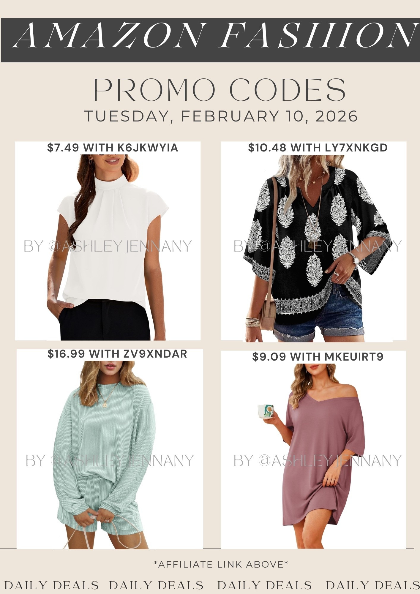 Amazon deals

#LTKMidsize #LTKSaleAlert