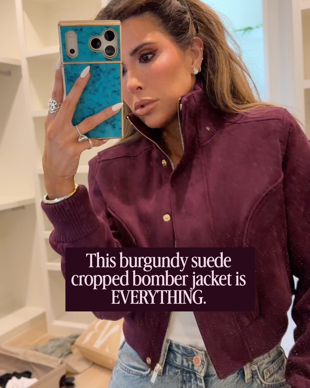 Jacket runs small! I got a small in it. The jeans I got in 3 colors. I wear a size 4. The 2 flattened out my bottom so I sized up! 

#LTKootd #LTKNYFW #LTKgrwm