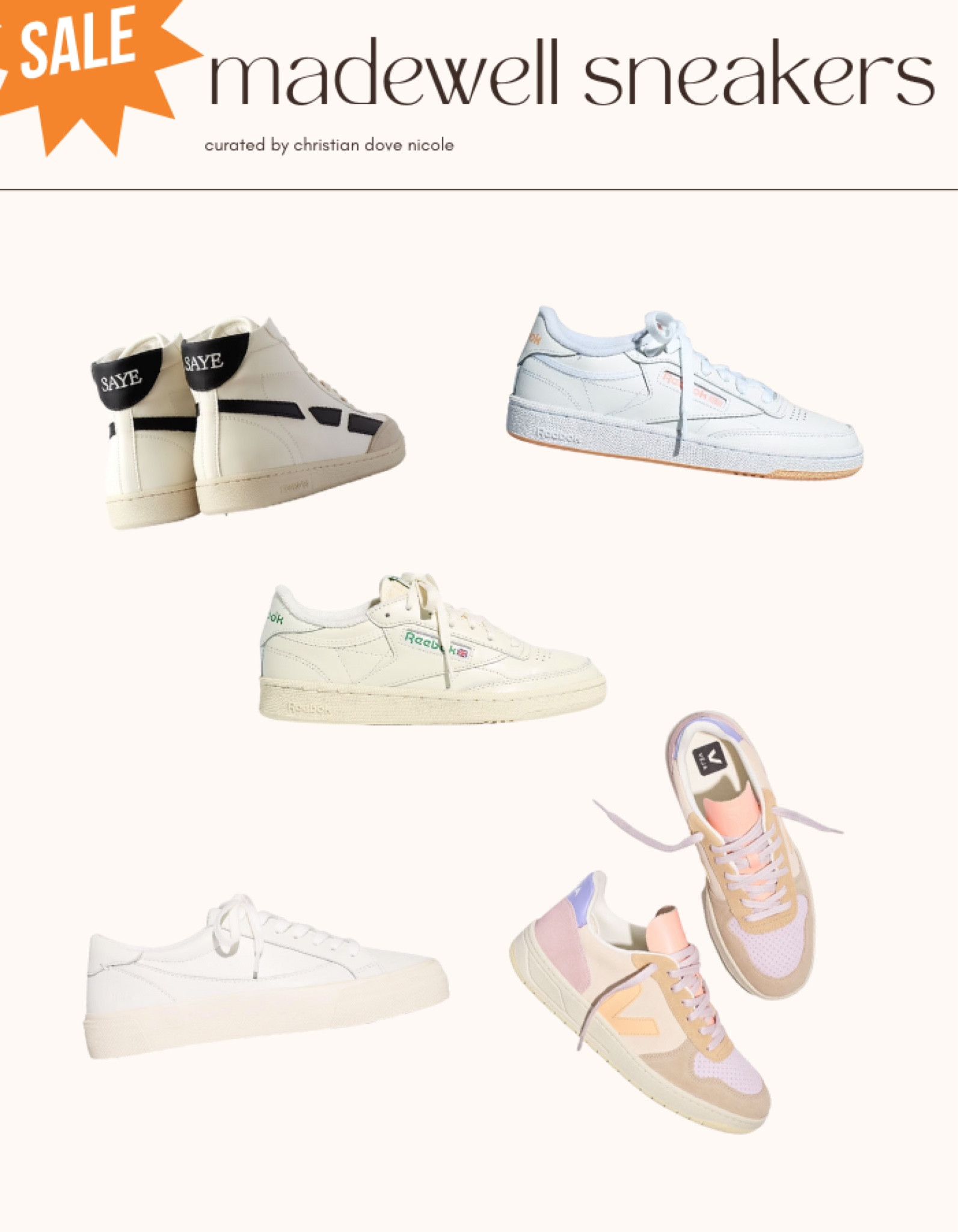 must have sneakers from madewell • sale alert #streetwear #sneakers #outfitinspo

#LTKSale #LTKshoecrush #LTKsalealert