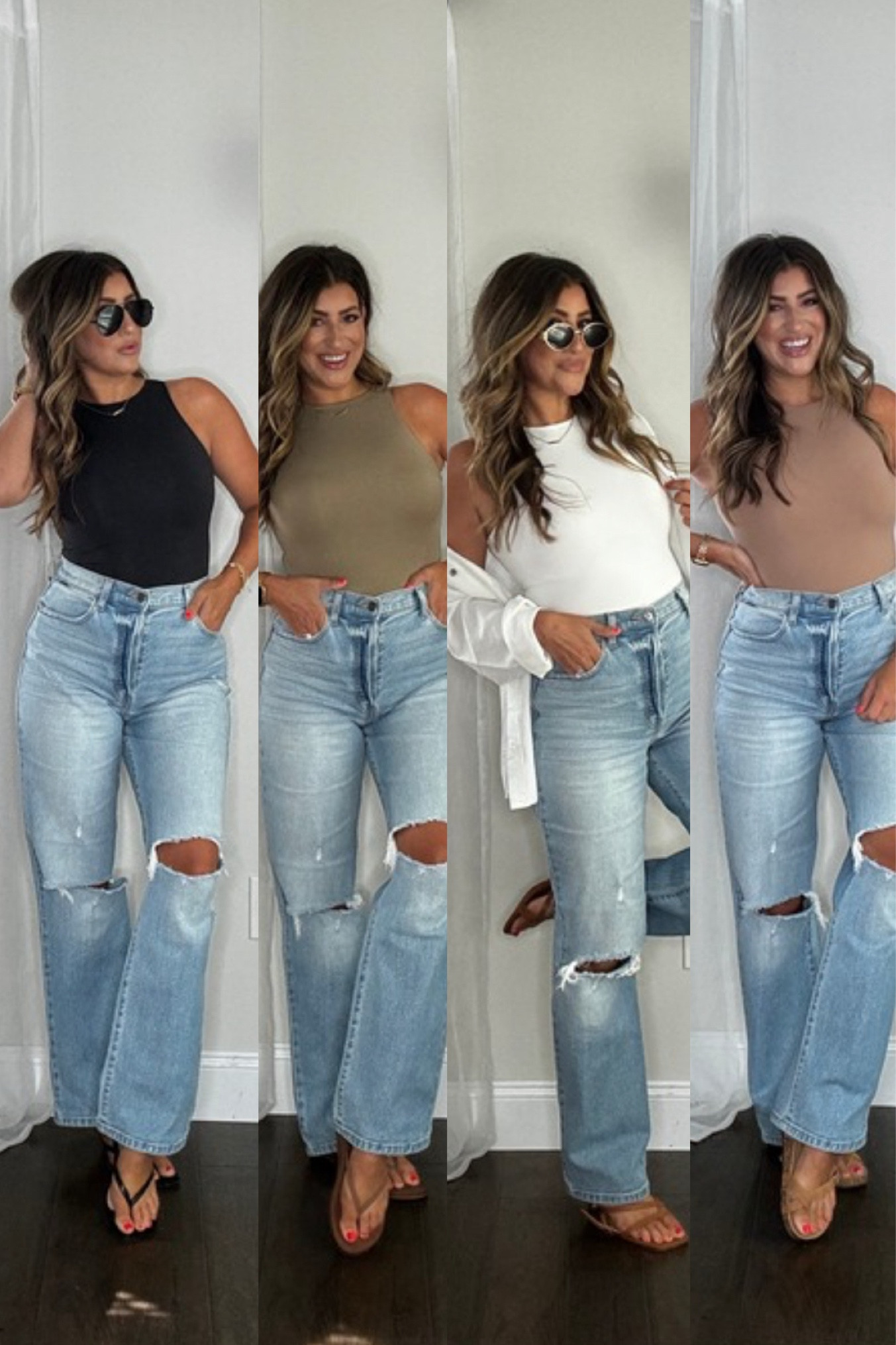 Basic bodysuit! Use code G8JGI4W6 for 20% OFF. Wearing med and perfect to wear as is and to layer. 

Use code LAUREN30AUG on jeans! Wearing 7. Xx

Summer outfit. Fall transition outfit.

#LTKSeasonal #LTKFindsUnder50 #LTKStyleTip