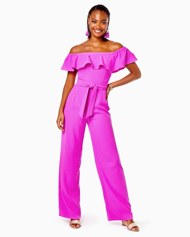 Jood Off-The-Shoulder Jumpsuit | Lilly Pulitzer