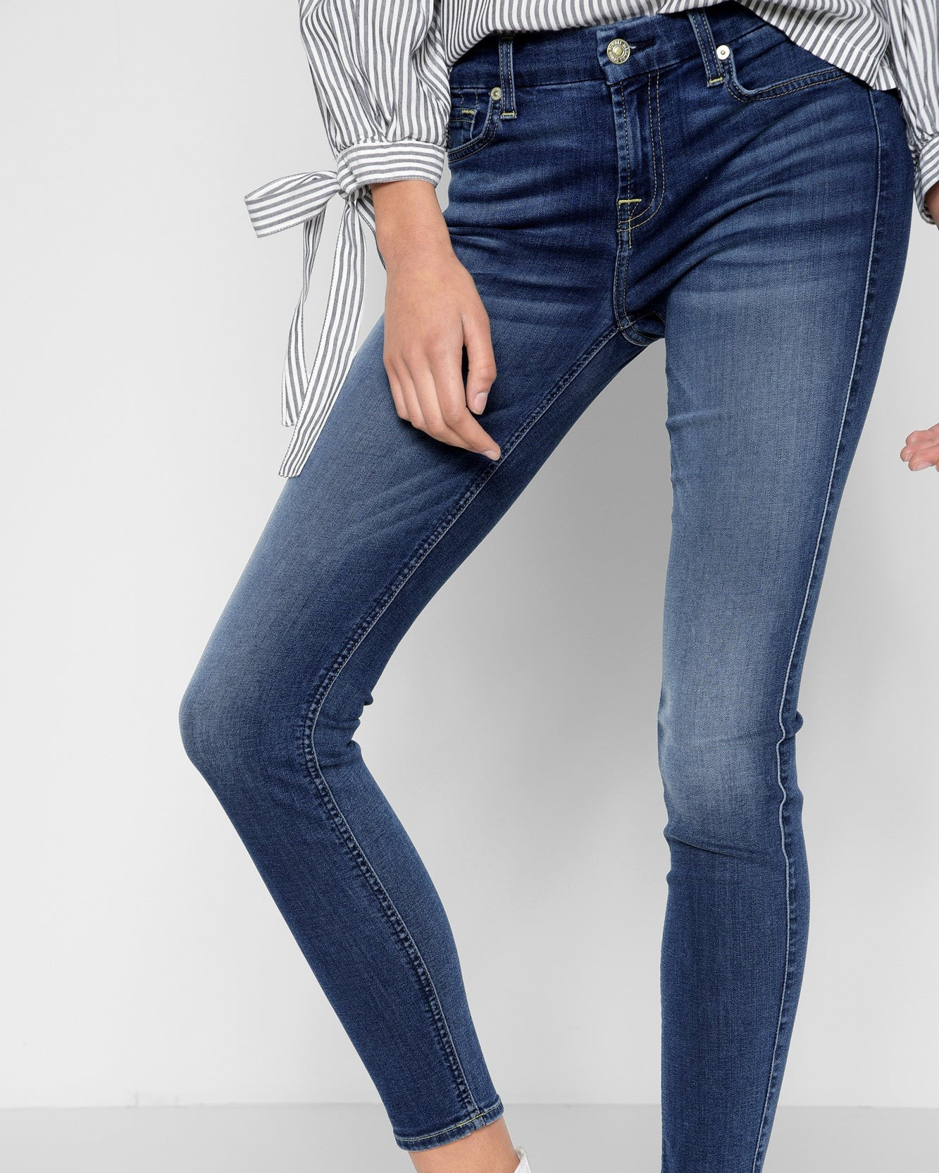 7 For All Mankind B(air) Denim Skinny in Vintage Dusk | 7 For All Mankind