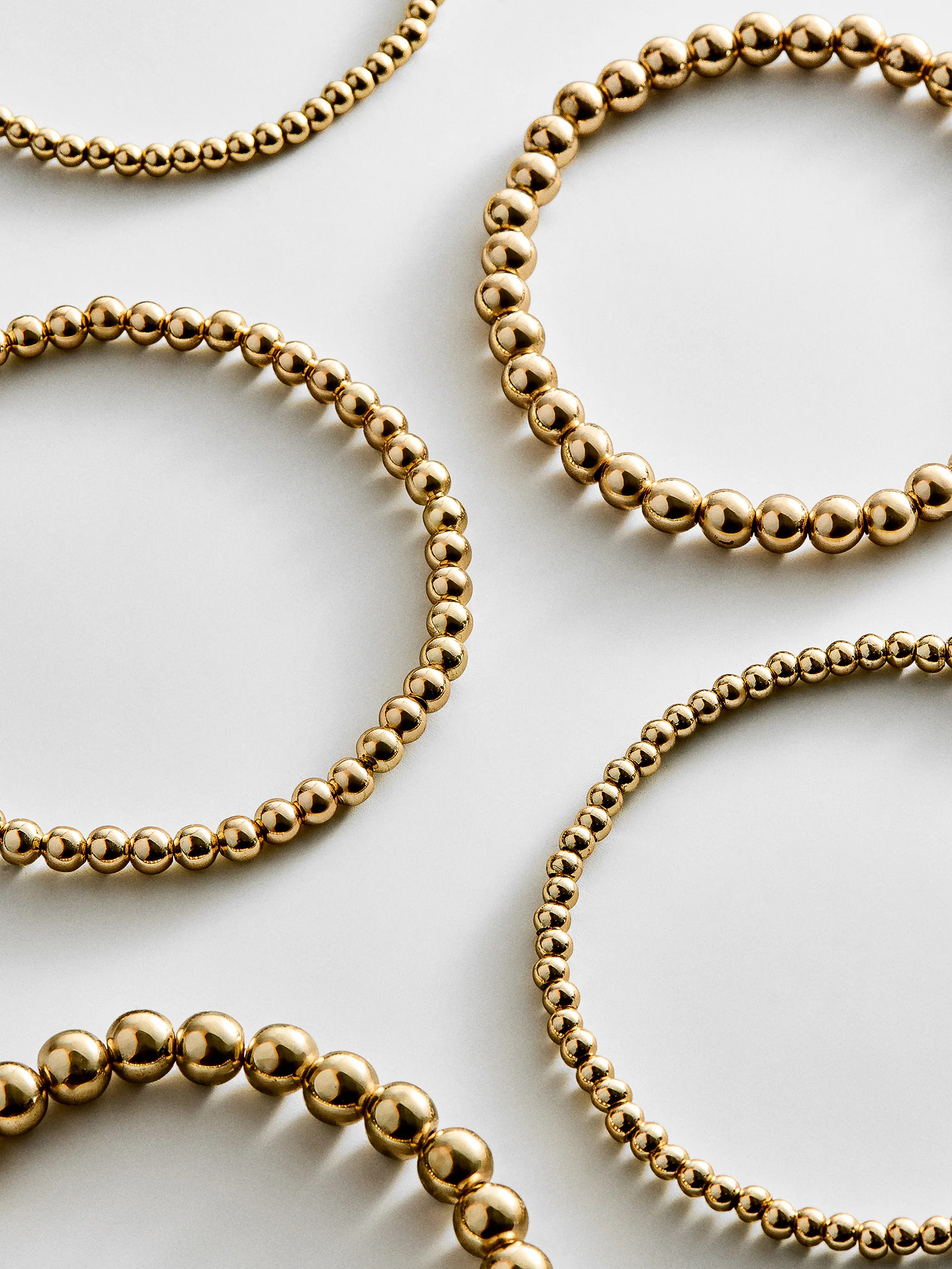 Gold Pisa Bracelet - 5MM Beads | BaubleBar