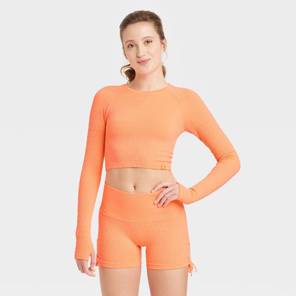 Women's Seamless Crop Long Sleeve Top - JoyLab™ | Target