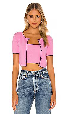 MAJORELLE Amy Cardi Set in Pink from Revolve.com | Revolve Clothing (Global)