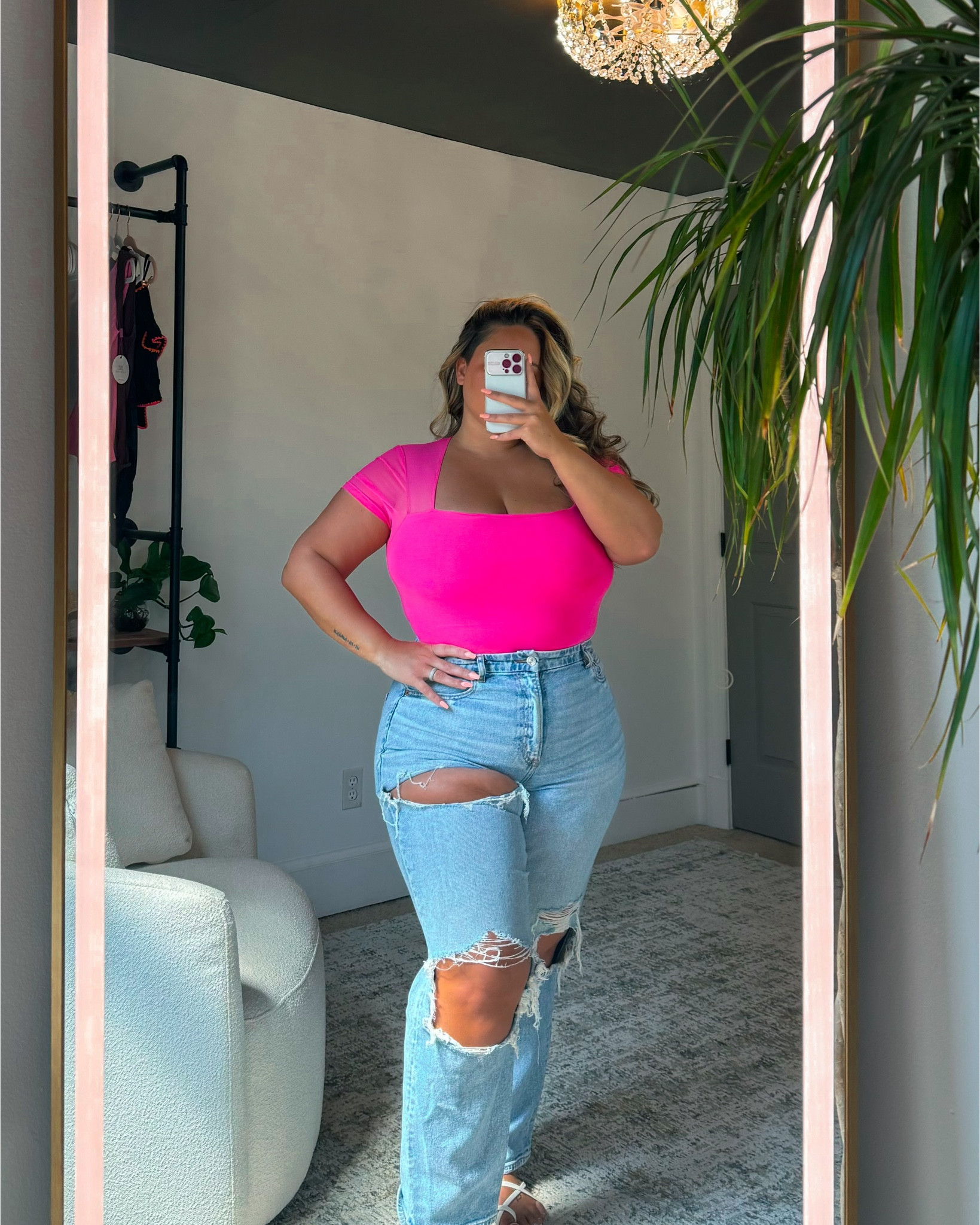 Bodysuit: size XL
Jeans: size 16 

#LTKFindsUnder50 #LTKSaleAlert #LTKMidsize