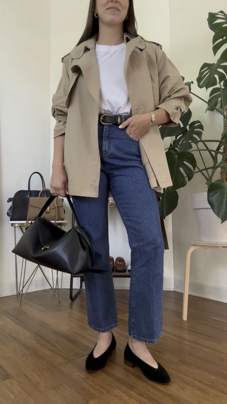 Trench coat, denim, spring outfit

#LTKSeasonal #LTKstyletip