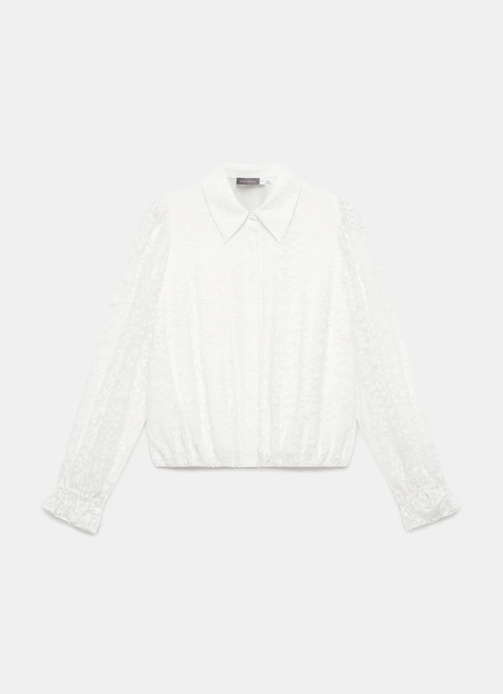 Cream Jacquard Shirt | Mint Velvet