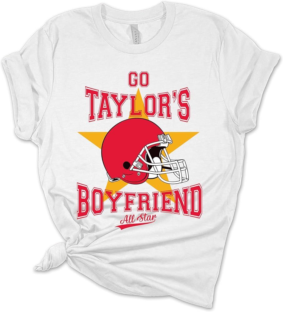 Womens Funny Swift Tshirt Go Taylors Boyfriend Kelce Football Short Sleeve Tshirt Graphic Tee | Amazon (US)