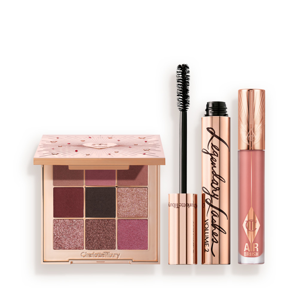 45% Off* Charlotte's Iconic Eye + Flawless Lip Kit: Eyeshadow, Mascara + Liquid Lipstick | Charlo... | Charlotte Tilbury (US)