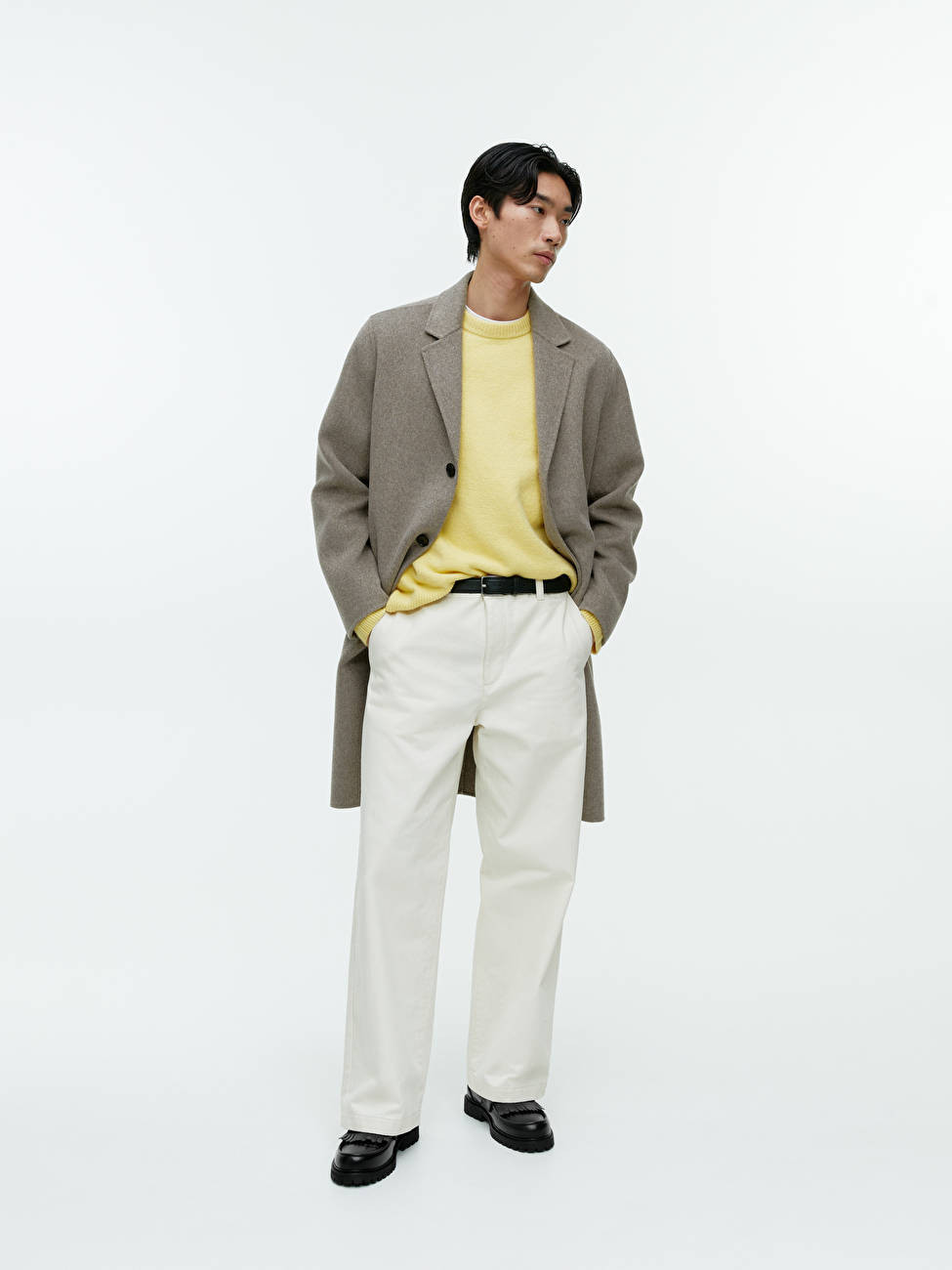 Double-Face Wool Blend Coat | ARKET (US&UK)