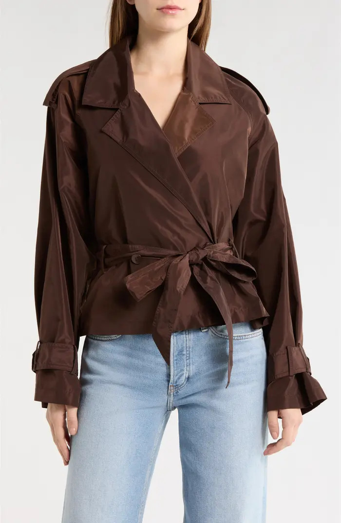 Vale Short Belted Trench Coat | Nordstrom