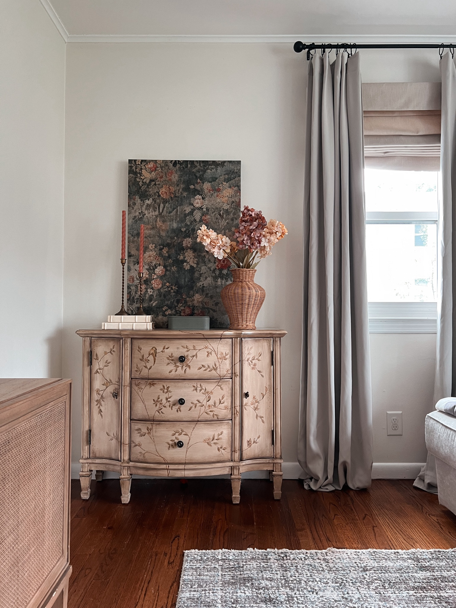 Living room antique cabinet from Kaiyo- decor and similar linked here

#LTKFindsUnder50 #LTKSeasonal #LTKHome