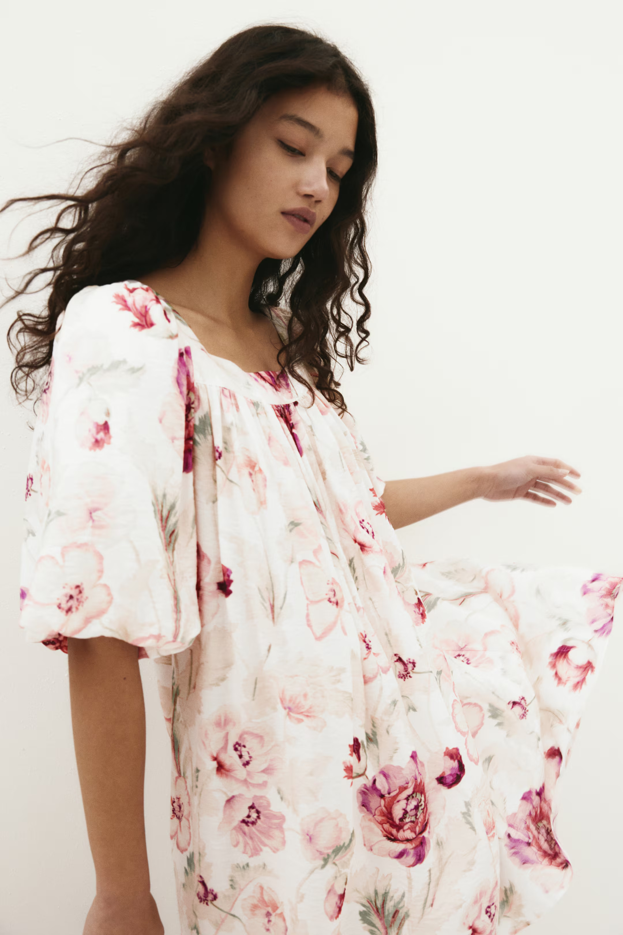 Balloon-Sleeved Tunic Dress | H&M (US + CA)