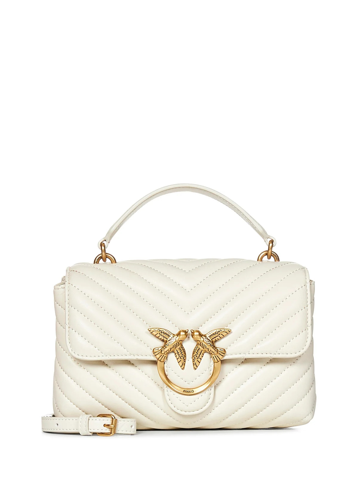 Pinko Lady Love Puff Chevron Mini Crossbody Bag | Cettire Global