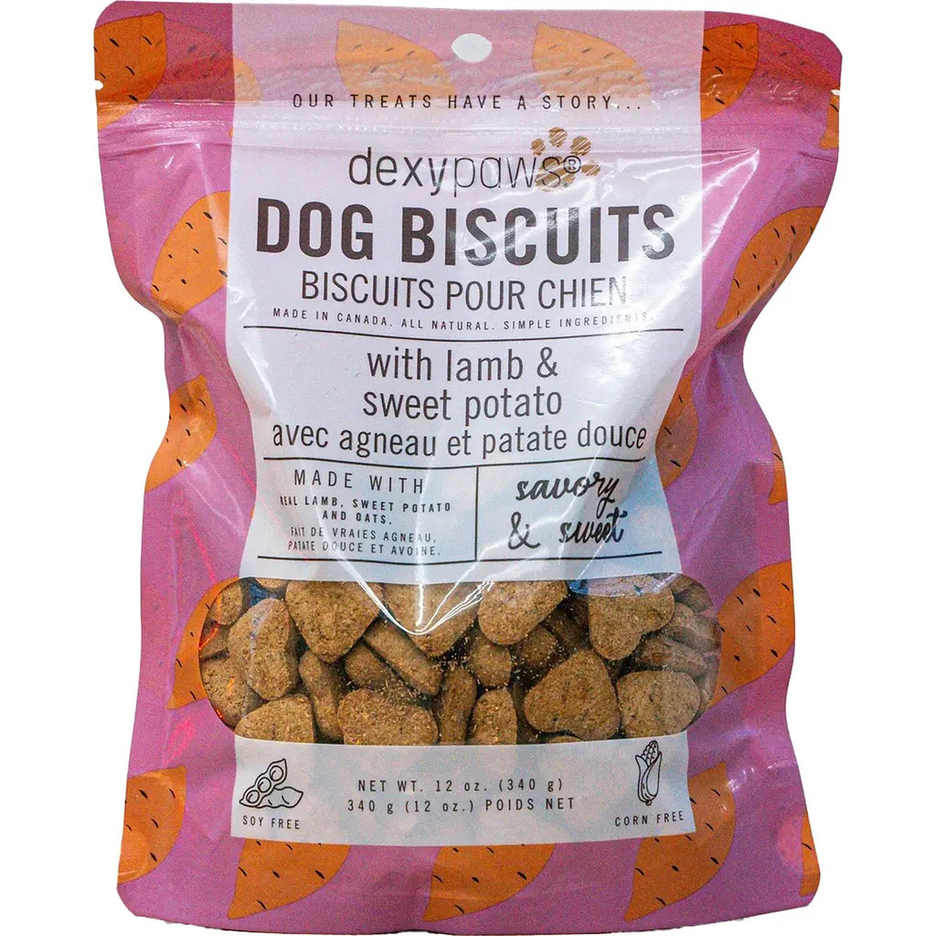 Dexypaws Lamb & Sweet Potato Dog Biscuits 12Oz Natural Pet Treats in Brown at Nordstrom | Nordstrom