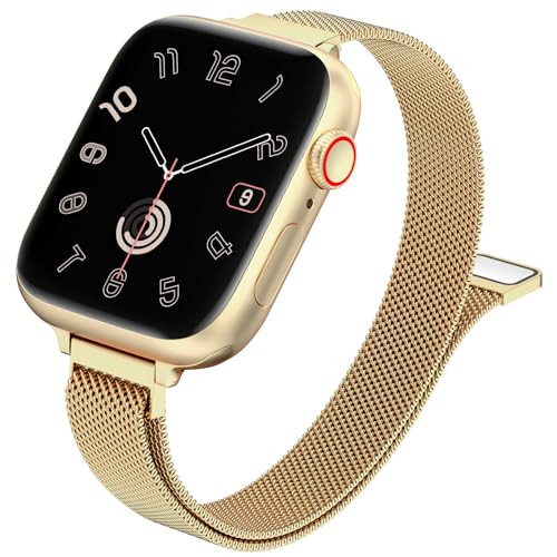 MARGE PLUS Slim Milanese Loop Compatible with Apple Watch Band for women 41mm 40mm 38mm 42mm 46mm... | Amazon (US)