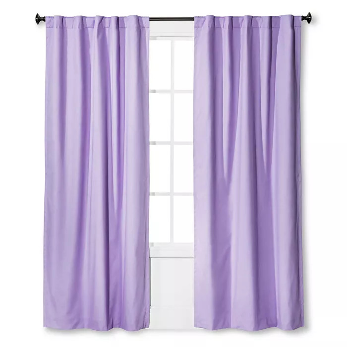Twill Blackout Curtain Panel - Pillowfort™ | Target