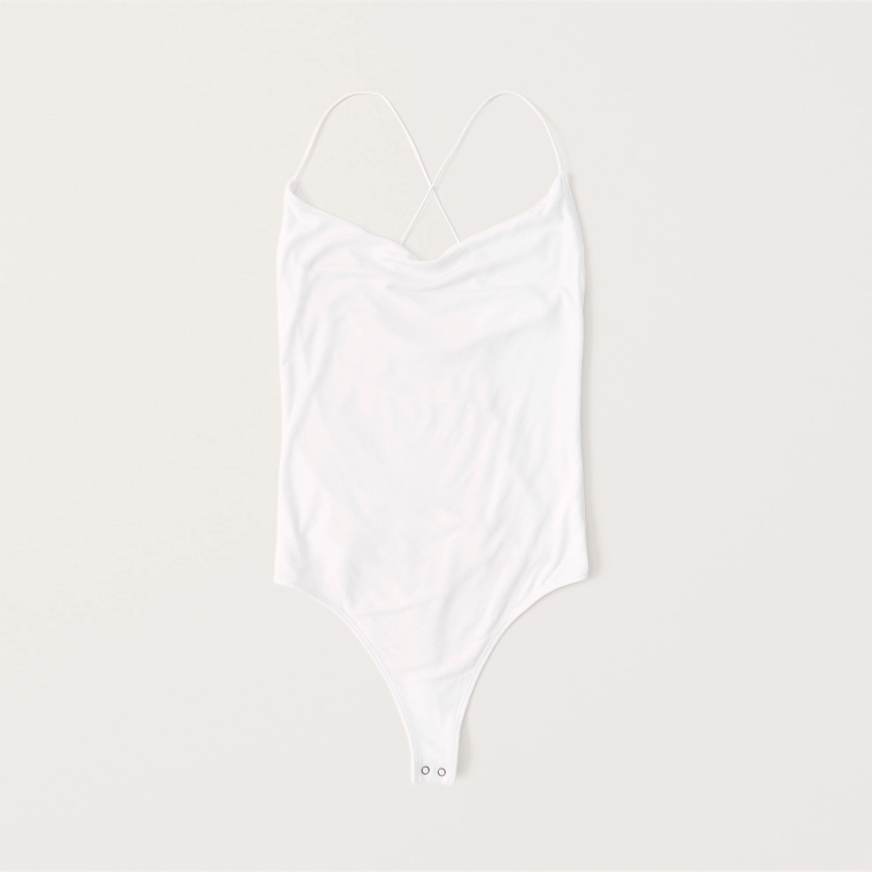 Drapey Cowl Neck Bodysuit | Abercrombie & Fitch (US)