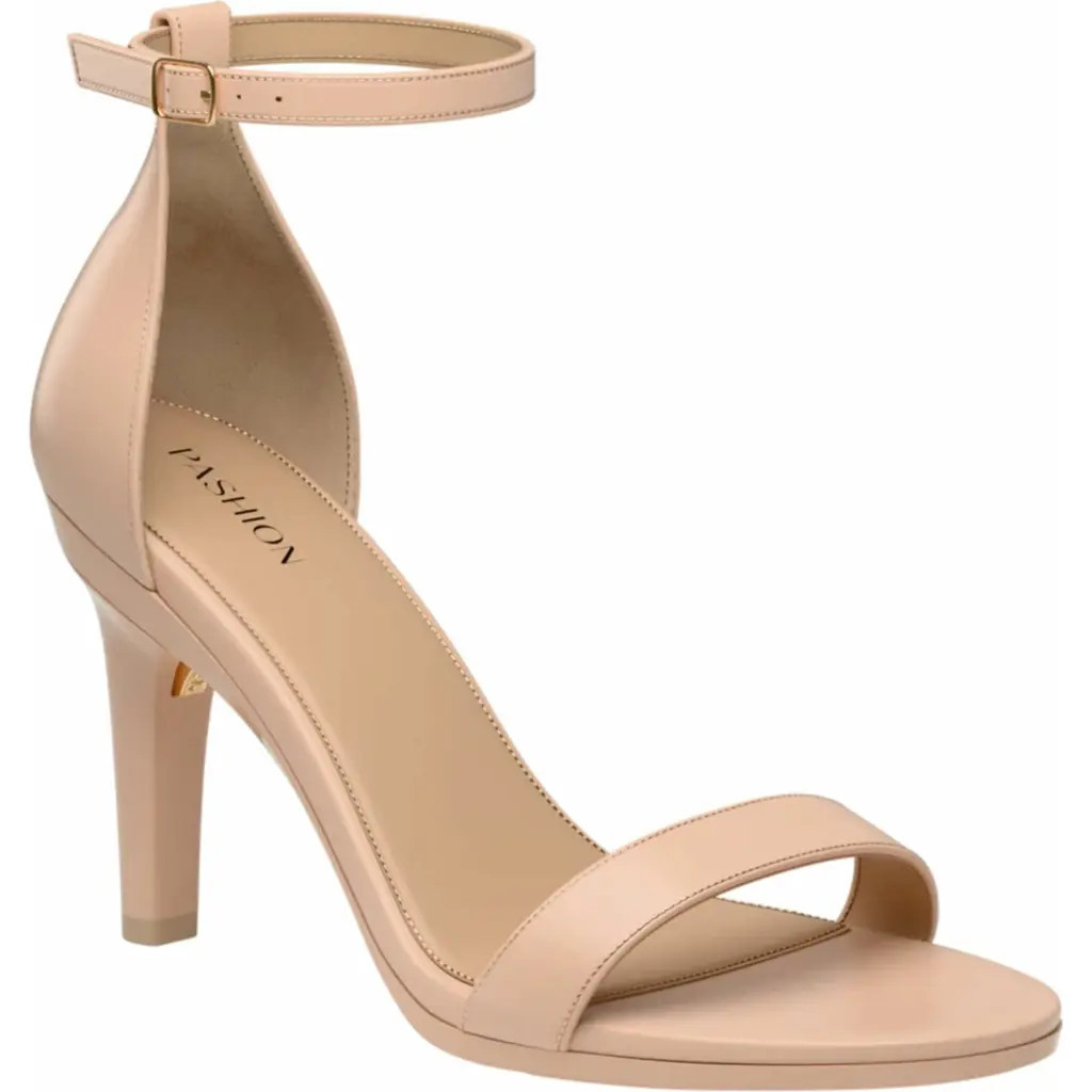 Pashion Footwear The Pashionista 4"" Stiletto Heel in Sand Leather at Nordstrom, Size 9.5 | Nordstrom