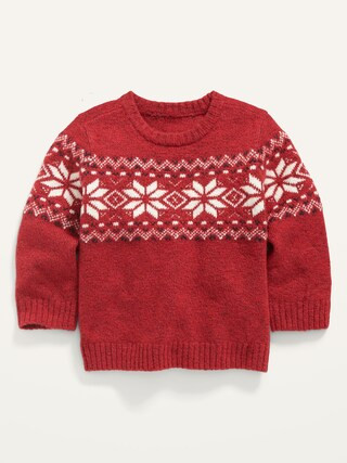 Unisex Fair Isle Sweater for Baby | Old Navy (US)