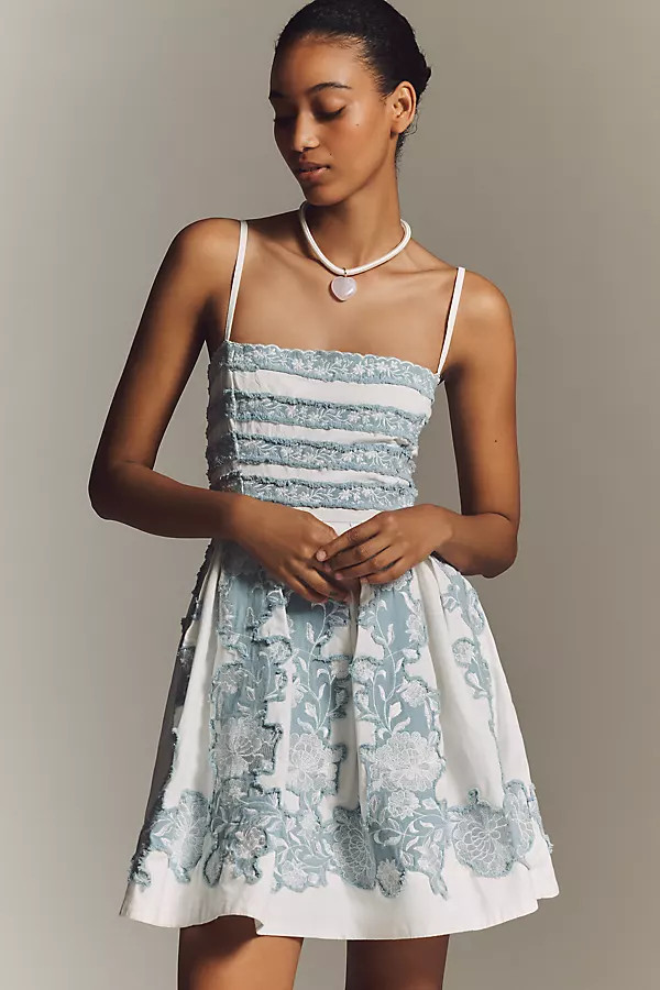 Sleeveless Fit & Flare Mini Dress | Anthropologie (US)