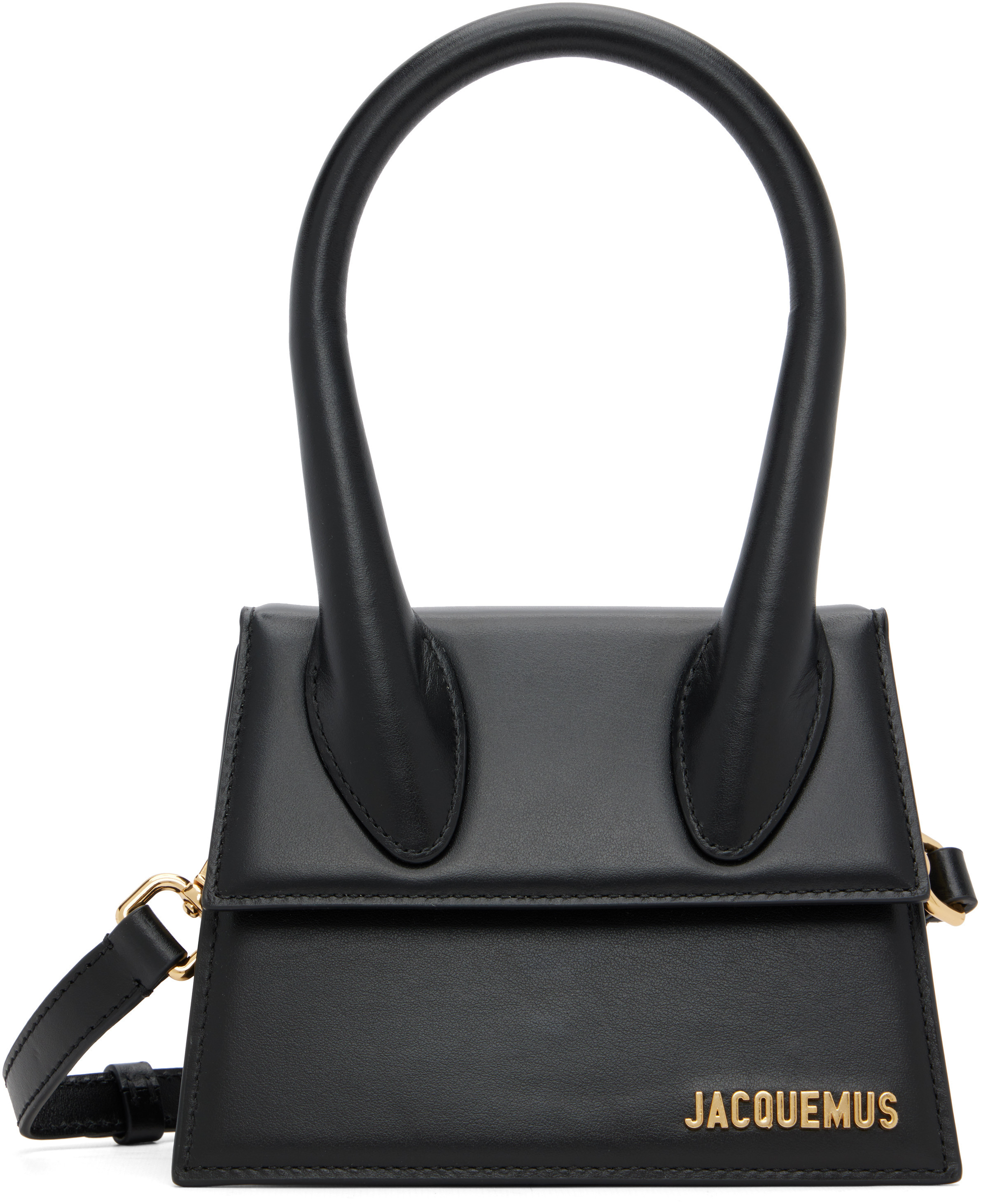 JACQUEMUS Black Les Classiques 'The medium Chiquito' Bag | SSENSE