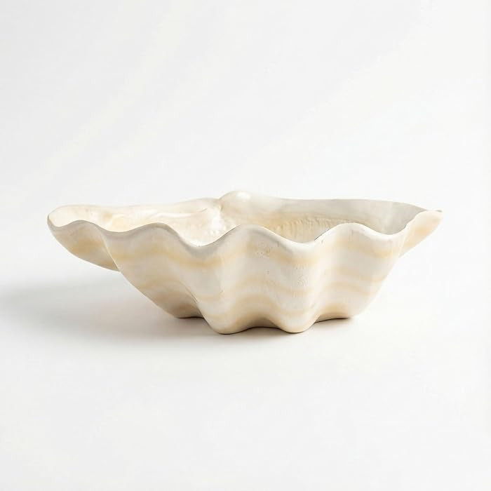 Artificial Shell-decorated bowl Chocolate snack bowl in the living room Key bowl at the entrancew... | Amazon (US)