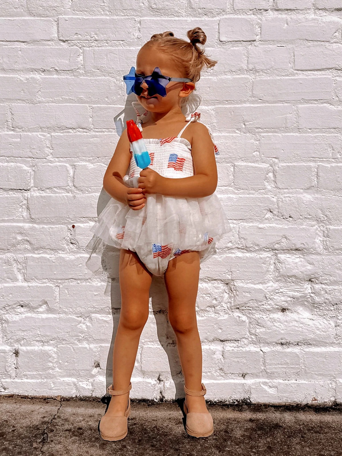 Muslin Tutu Bubble, American Flag | SpearmintLOVE