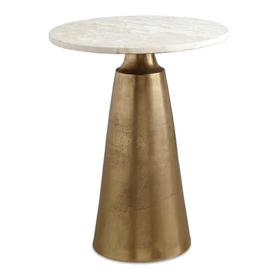 Sumiya Antique Brass Accent Table | Wayfair North America