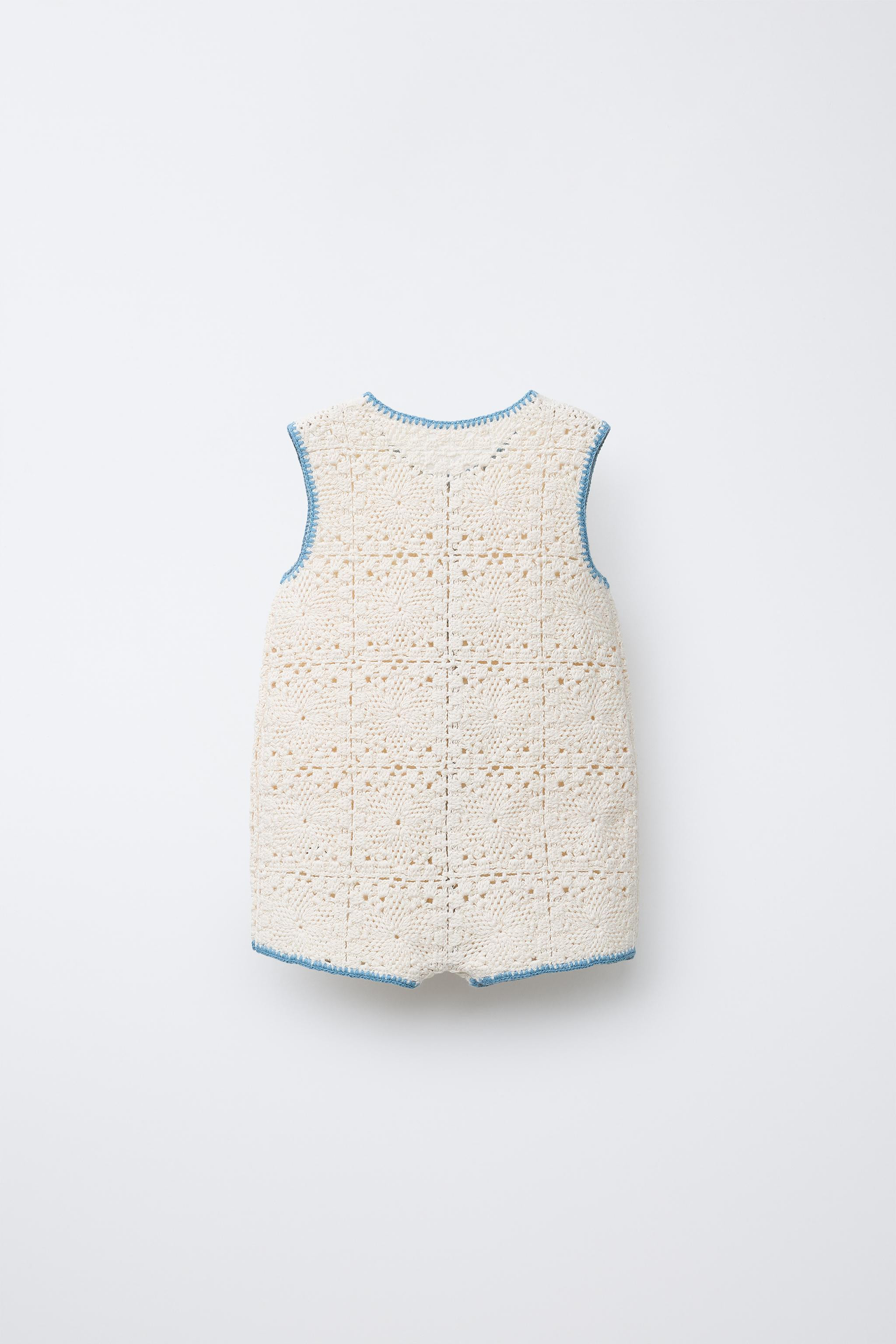 CROCHET KNIT ROMPER | Zara US
