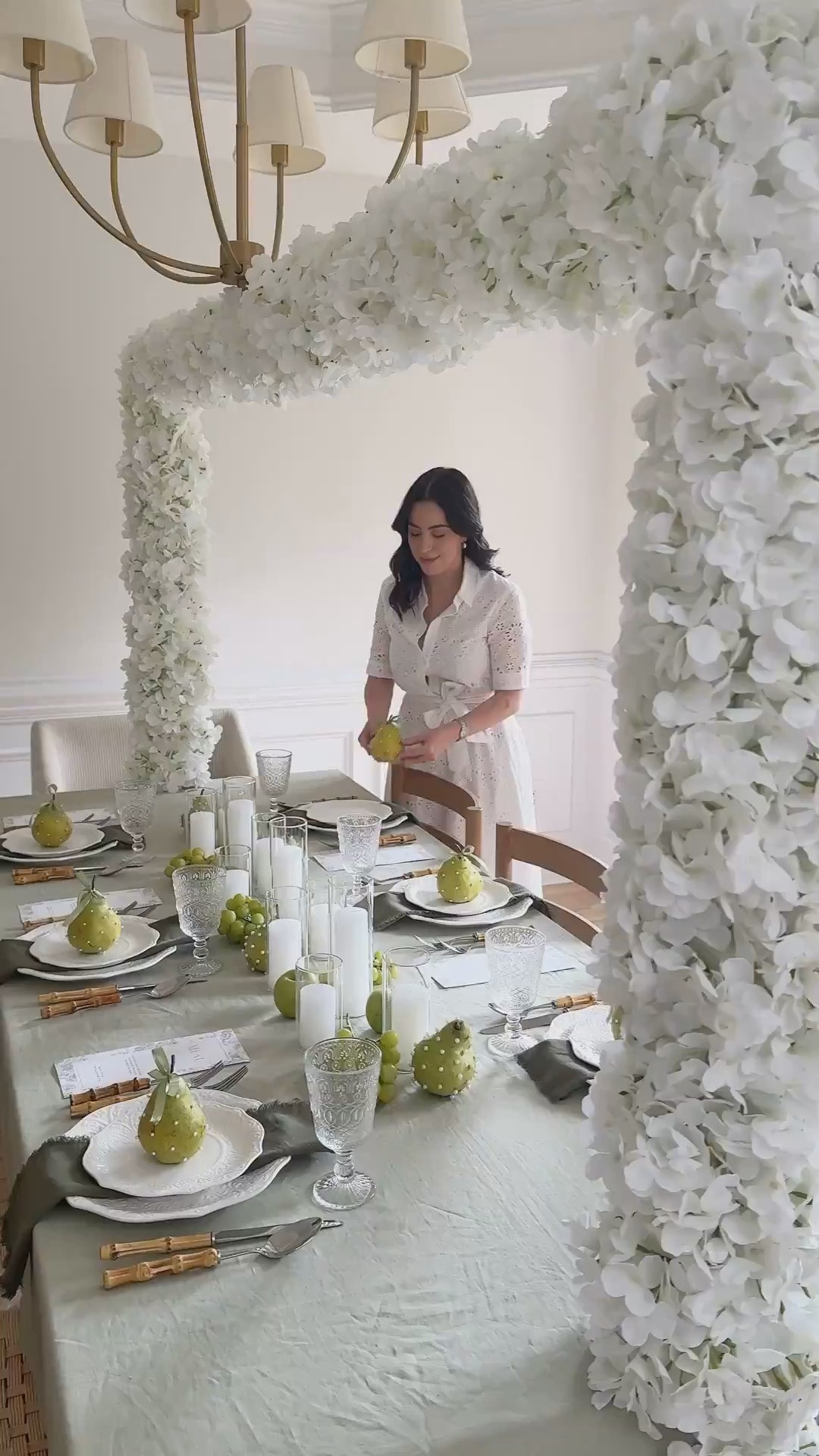 Check out this hanging hydrangeas tutorial! I've linked this entire tablescape so you can easily recreate the look. All the supplies I used are included right here for you.

table setting, hostess life, entertaining at home, kitchen finds, dinnerware, green decor, english country style, party inspo, birthday setup, spring decor

#LTKHome #LTKU #LTKSeasonal