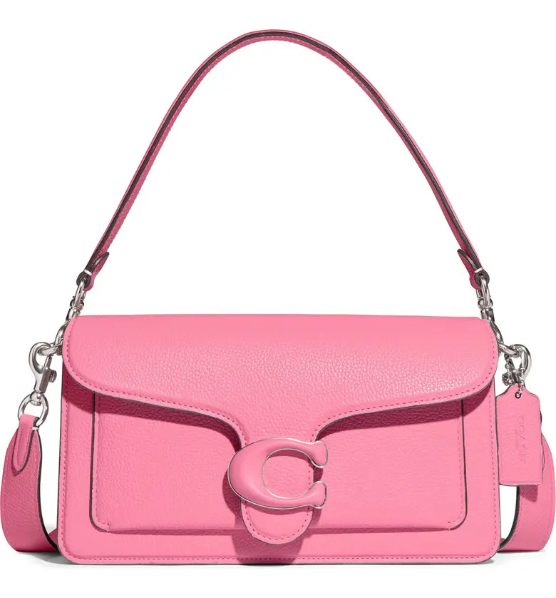 Polished Pebble Leather Shoulder Bag | Nordstrom