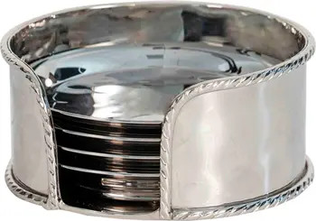 Juliska Graham Set of 4 Stainless Steel Coasters | Nordstrom | Nordstrom