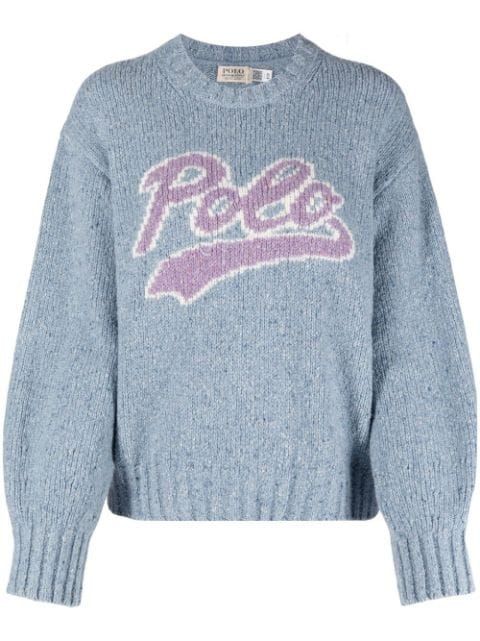 Polo Ralph Lauren intarsia-knit Logo Jumper - Farfetch | Farfetch Global