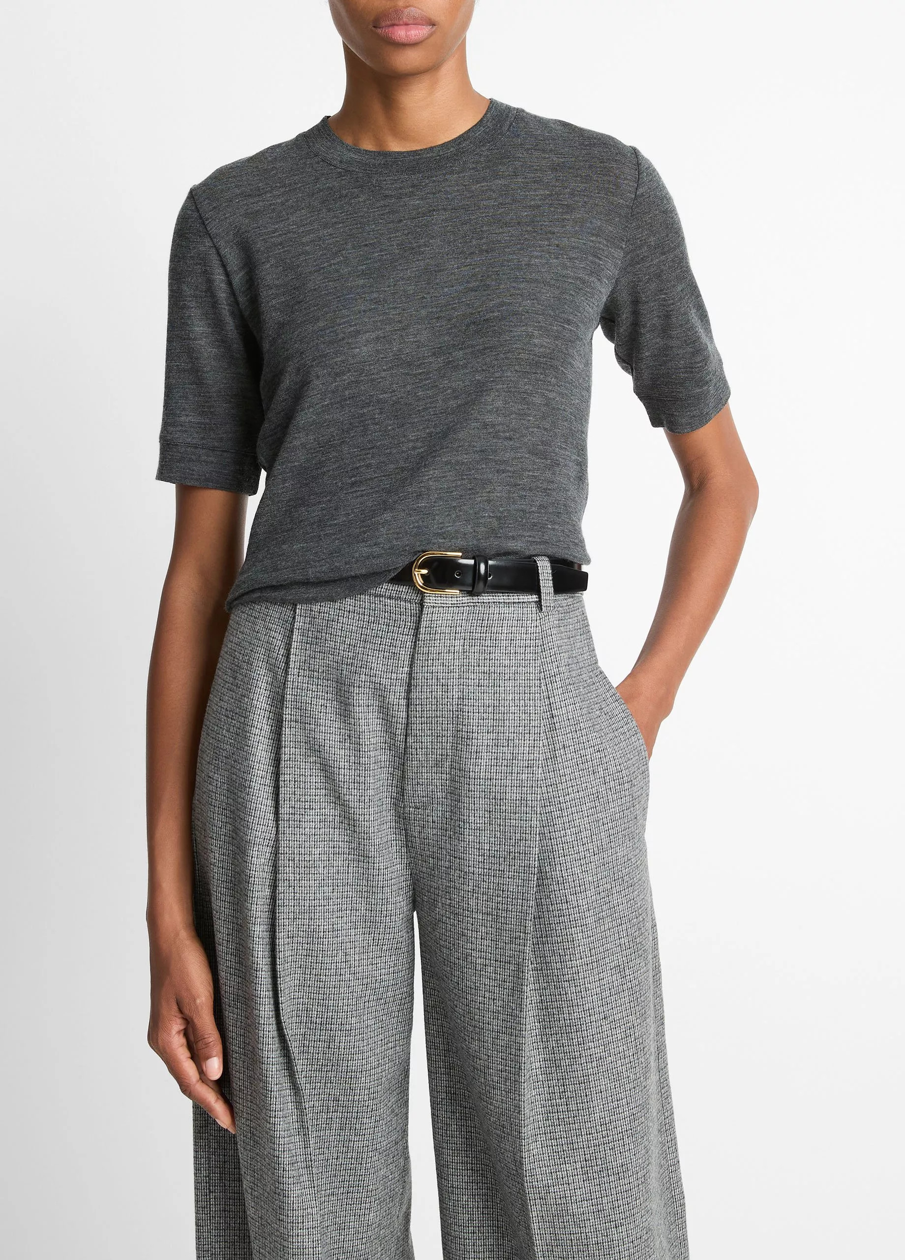 Wool Shrunken T-Shirt | Vince LLC