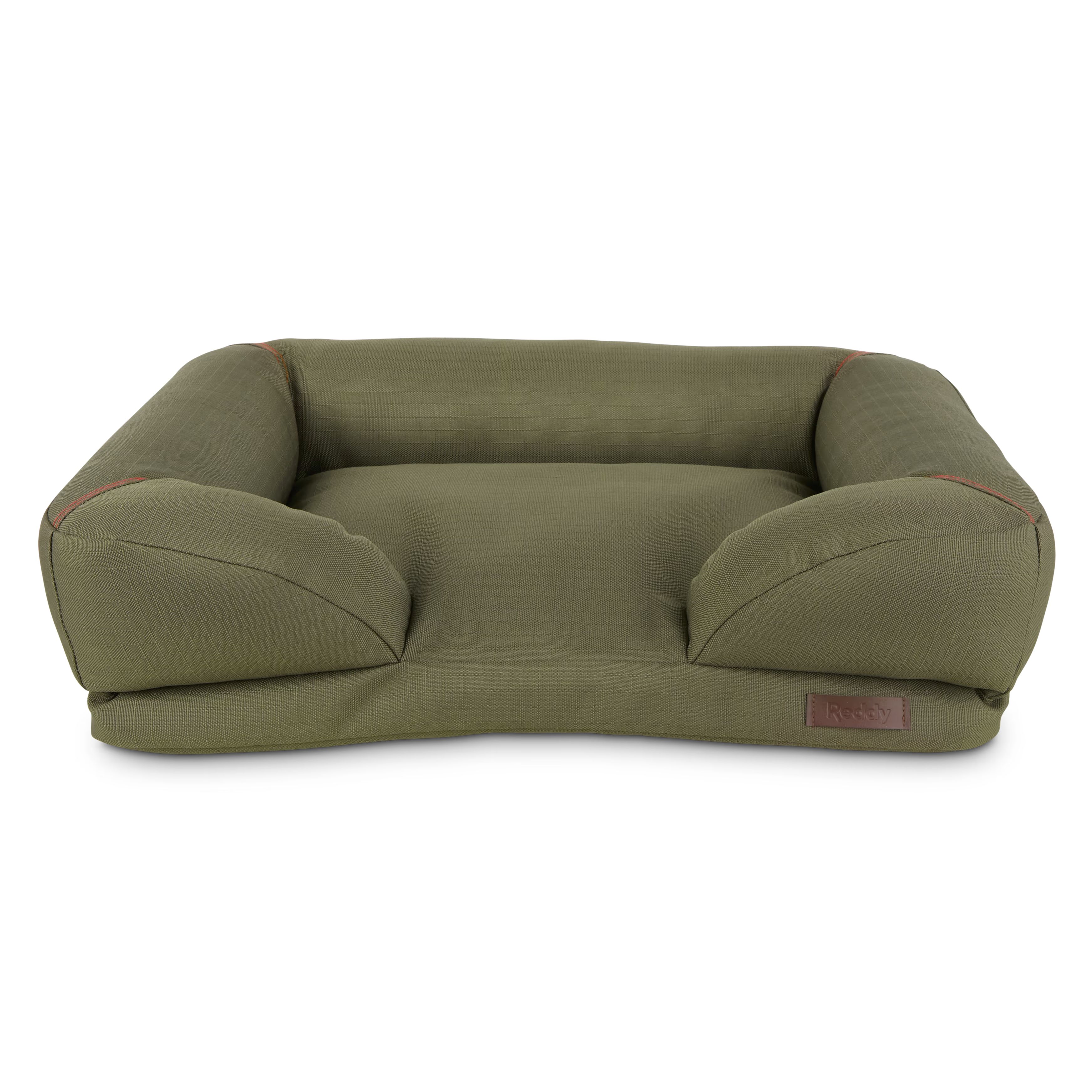 Reddy Indoor/Outdoor Olive Dog Bed, 40" L X 30" W | Petco